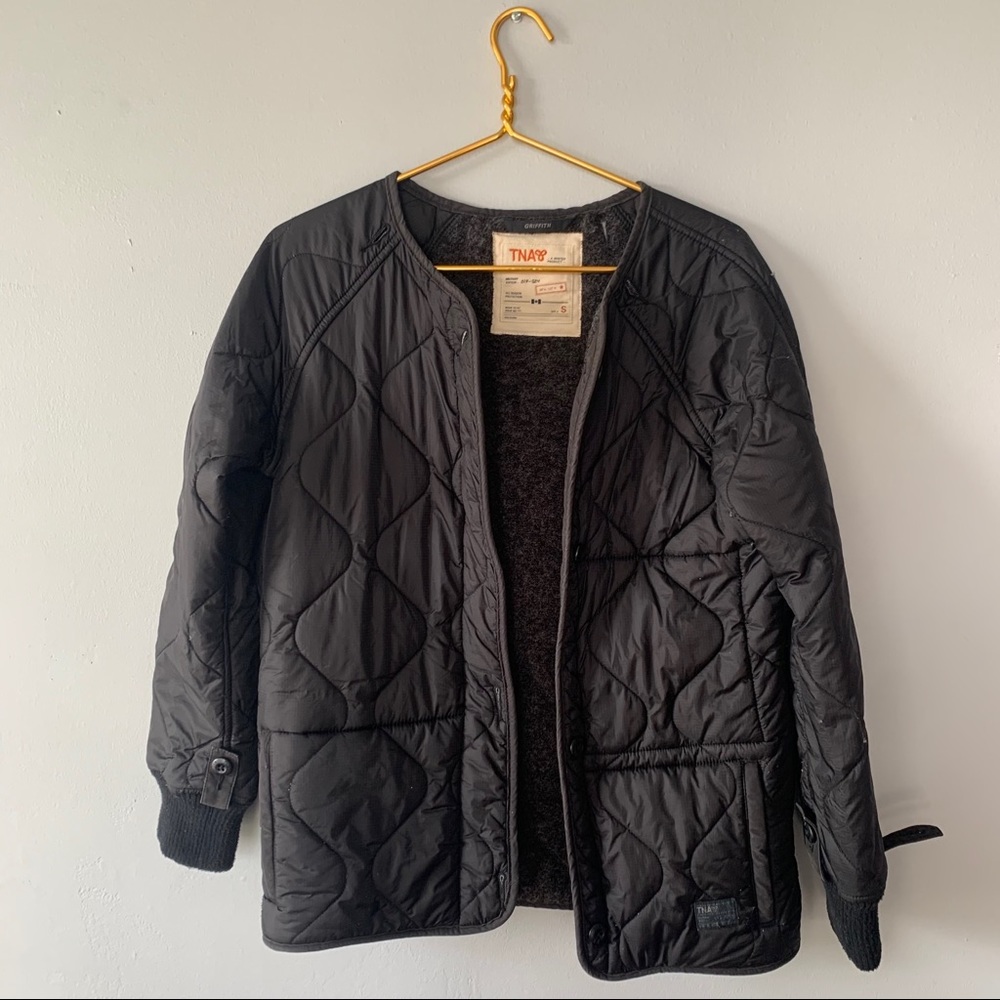 aritzia button up Military vintage liner jacket